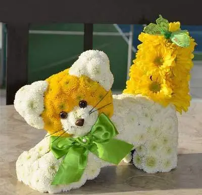 Игрушки из цветов