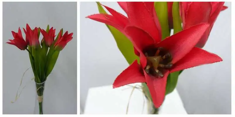 Букет Цветов искусственных Тюльпан 30см (3шт.)