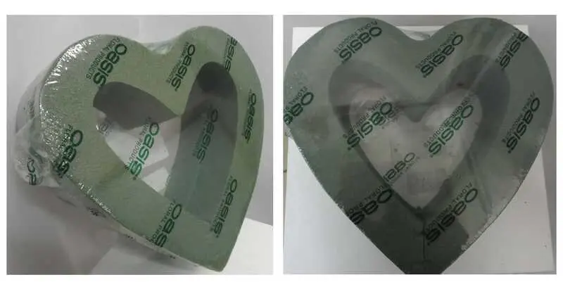 Oasis идеал сердце откр. на стиропор, (в уп. 2 шт.) 