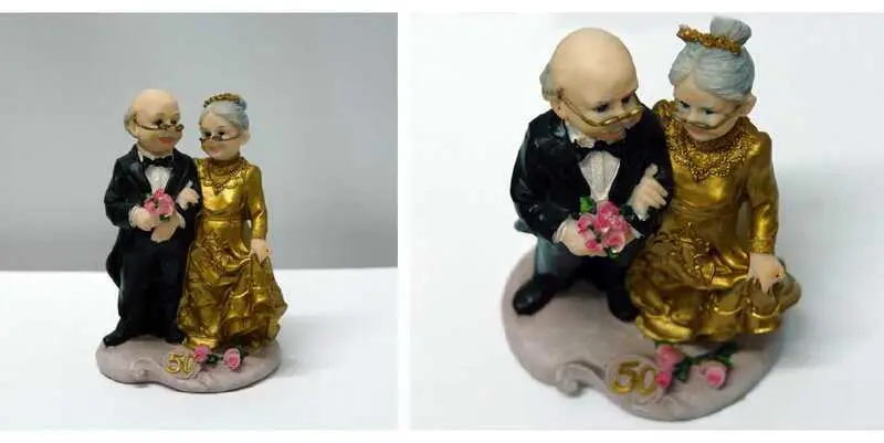 Фигурка Золотая Свадьба 16 см