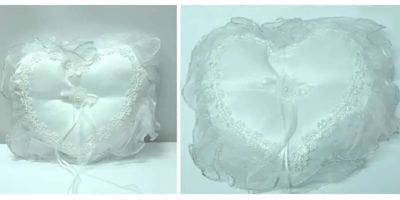 Подушка для колец  Сердце 30 см