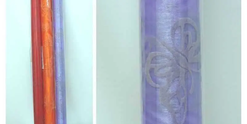 Органза флоксированная бабочки 70х9 