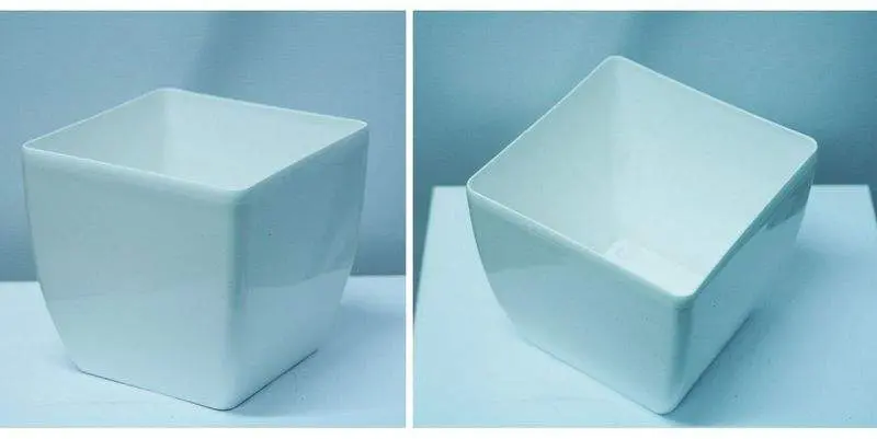 Горшок Кашпо квадратное д15