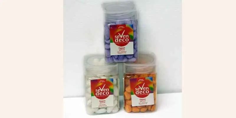 Декоративный материал Грунт Цветной