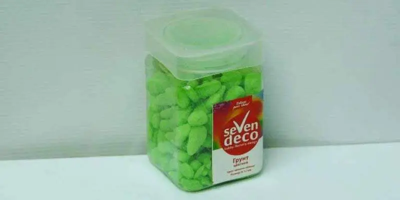 Грунт Цветной 8-12 мм (зеленое яблоко) 350г