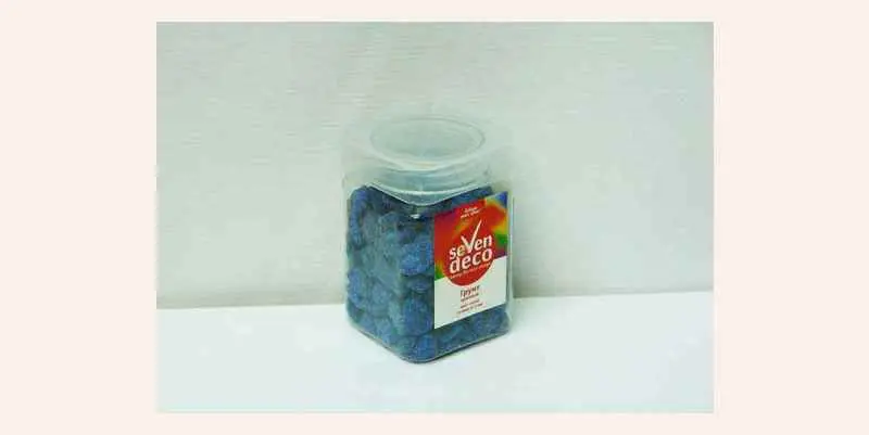 Декоративный Грунт Цветной синий