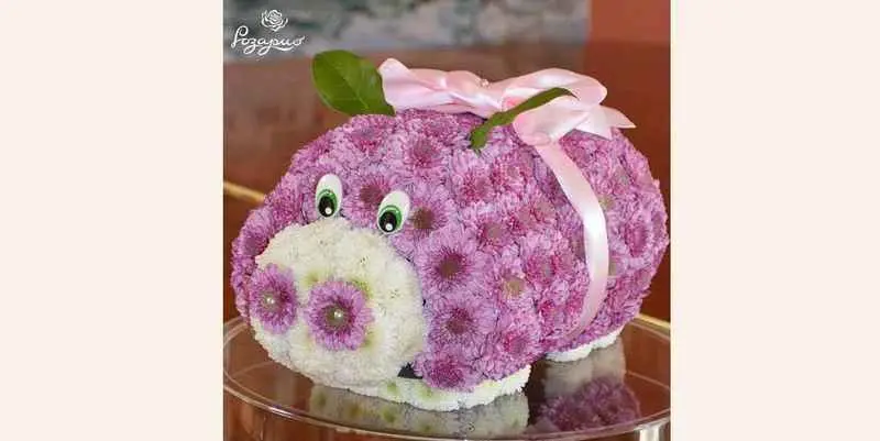 Игрушка из цветов - Копилка