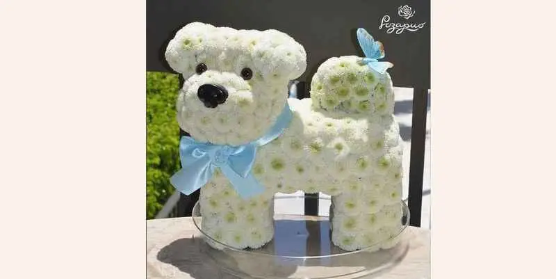 Игрушка из цветов - Майкл