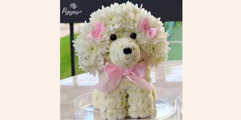 Игрушка из цветов - Мася