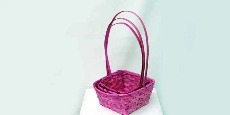 Набор корзин плетеных бамбук 13х13хН7